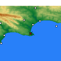 Nearby Forecast Locations - Porto Elizabeth - Mapa