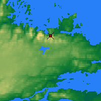Nearby Forecast Locations - Tukialik Bay - Mapa