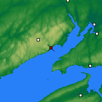 Nearby Forecast Locations - Fundy Park Cs - Mapa