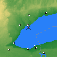 Nearby Forecast Locations - Toronto Islands - Mapa