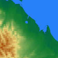 Nearby Forecast Locations - Ilha Herschel - Mapa