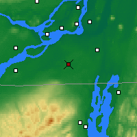 Nearby Forecast Locations - Sainte-Clotilde-de-Châteauguay - Mapa
