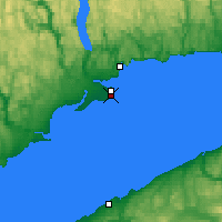 Nearby Forecast Locations - Pointe-Lebel - Mapa