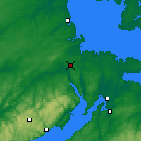 Nearby Forecast Locations - Moncton - Mapa