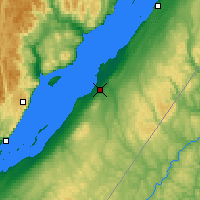 Nearby Forecast Locations - La Pocatière - Mapa