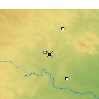 Nearby Forecast Locations - Altus - Mapa