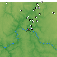 Nearby Forecast Locations - Covington - Mapa