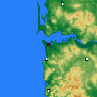 Nearby Forecast Locations - Astoria - Mapa
