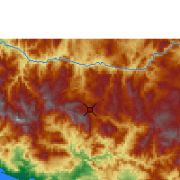 Nearby Forecast Locations - Chilpancingo de los Bravo - Mapa