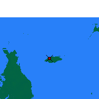 Nearby Forecast Locations - Nassau - Mapa
