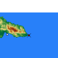 Nearby Forecast Locations - Morant Bay - Mapa