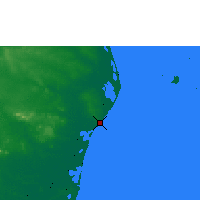 Nearby Forecast Locations - Porto Cabeças - Mapa