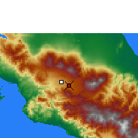 Nearby Forecast Locations - Pavas - Mapa