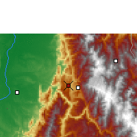 Nearby Forecast Locations - Bucaramanga - Mapa