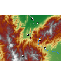 Nearby Forecast Locations - San Antonio del Táchira - Mapa