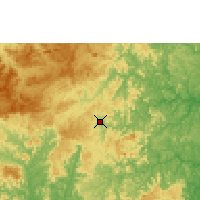 Nearby Forecast Locations - Teófilo Otoni - Mapa