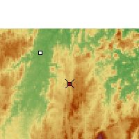 Nearby Forecast Locations - Caratinga - Mapa