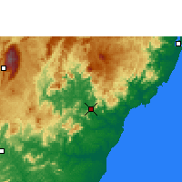 Nearby Forecast Locations - Cachoeiro de Itapemirim - Mapa
