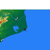 Nearby Forecast Locations - Sao Tome - Mapa