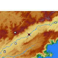 Nearby Forecast Locations - Guaratinguetá - Mapa