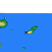 Nearby Forecast Locations - Ilha de São Cristóvão - Mapa