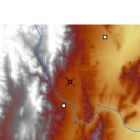 Nearby Forecast Locations - Salta - Mapa