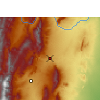 Nearby Forecast Locations - Rosario de la Frontera - Mapa