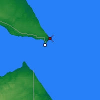 Nearby Forecast Locations - Cabo Virgens - Mapa