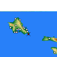 Nearby Forecast Locations - Honolulu - Mapa