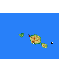 Nearby Forecast Locations - Taiti - Mapa