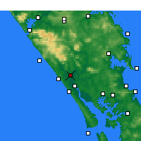 Nearby Forecast Locations - Dargaville - Mapa