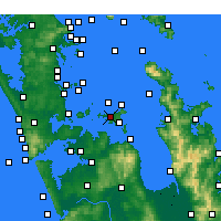 Nearby Forecast Locations - Ilha Waiheke - Mapa