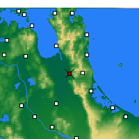 Nearby Forecast Locations - Paeroa - Mapa