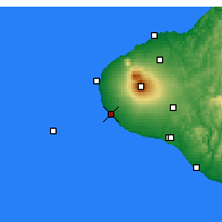 Nearby Forecast Locations - Ōpunake - Mapa