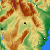 Nearby Forecast Locations - Ranfurly - Mapa