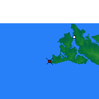 Nearby Forecast Locations - Ilha Bathurst - Mapa