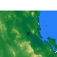 Nearby Forecast Locations - Rockhampton - Mapa