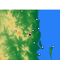 Nearby Forecast Locations - Maleny - Mapa