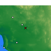 Nearby Forecast Locations - Kyancutta - Mapa