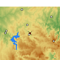 Nearby Forecast Locations - Mudgee Airport - Mapa