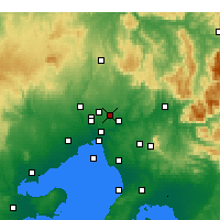 Nearby Forecast Locations - Universidade La Trobe - Mapa