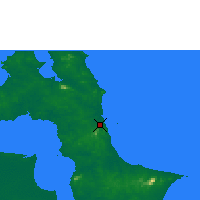 Nearby Forecast Locations - Pancalpinão - Mapa