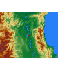 Nearby Forecast Locations - Tuguegarao - Mapa