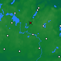 Nearby Forecast Locations - Neustrelitz - Mapa