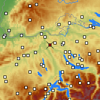 Nearby Forecast Locations - Baden - Mapa