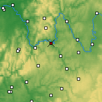 Nearby Forecast Locations - Wertheim - Mapa
