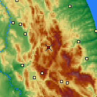 Nearby Forecast Locations - Nórcia - Mapa