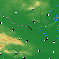 Nearby Forecast Locations - Donji Miholjac - Mapa