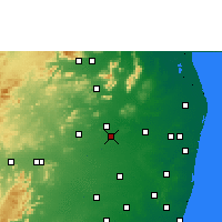Nearby Forecast Locations - Arakonam - Mapa