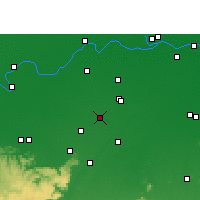 Nearby Forecast Locations - Bikramganj - Mapa
